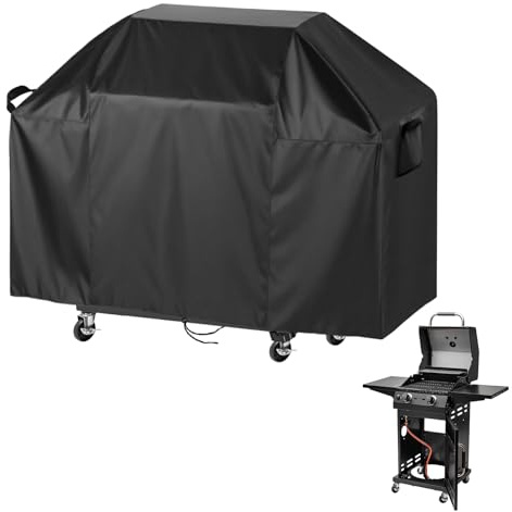 Modchase Barbecue Cover for Campingaz Gas BBQ, Heavy Duty 420D Charcoal Grill Cover Anti-UV Waterproof,Barbecue Covers Dustproof with Drawstring and Diagonal Buckles(170x61x120cm)