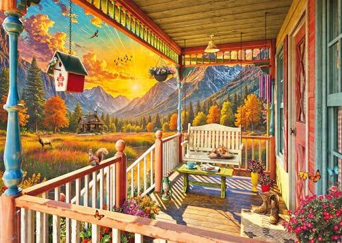 Schmidt 58893 Bergland-Veranda Puzzle, 1000 Teile