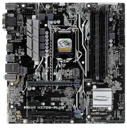 Scheda madre Scheda madre Fit For ASUS PRIME H270M-PLUS Intel H370 LGA1151 Supporto i5-9400F 8600K i7-8700K i7-9700F i9-9900KF CPU M.2 NVME DDR4 64GB
