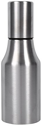 TOPINCN Acier Inoxydable Huile Vinaigre Huilier Distributeur Bouteilles Vinaigre Huile Récipient Cuisine Fournitures 500ml
