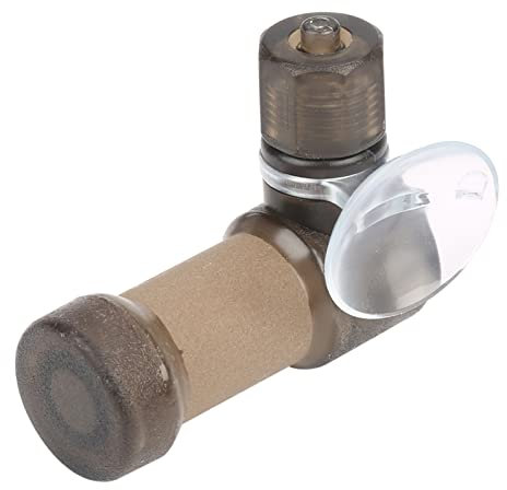 Diffus-Zerstäuber des Aquarium-CO2, Dioxyd-Auflösungssystem für Aquarium Einfach Kohlendioxid-Diffusor-CO2-Zerstäuber für Super-Aquarium-Aquarium-Ausrüstung(Braun L)