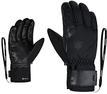Ziener Erwachsene Genio GTX PR Ski-Handschuhe/Wintersport | Wasserdicht, Atmungsaktiv, Warm, Gore-tex, Primaloft, Black, 10