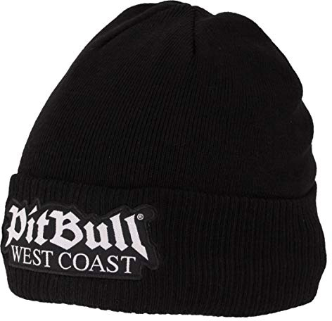 Pit Bull West Coast One Tone Old Logo Beanie gefüttert schwarz