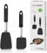 Silicone Spatula Turner for Nonstick Cookware - GEEKHOM 600°F Heat Resistant Flexible Kitchen Spatula, Small Cooking Utensils Non Scratch Spatulas, Accessory for Burger, Egg, Baking