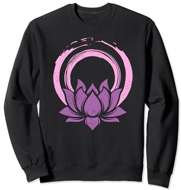 Albero della vita Lotus Mindfulness Spirituale Giapponese Zen Circle Felpa