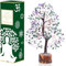 Amethyst & Green Aventurine Gemstone Tree of Life - Handmade Feng Shui Decor, Crystal Tree for Positive Energy, Attract Good Luck, Chakra Tree Healing Stones, Spiritual Gift