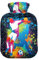 Hot Water Bottle, 2L Large Hot Water Bottles with Cover, Leak Proof Best for Winter Sports Outdoors Relief from Back, Neck and Leg Cold Muscle Pain and Cramps (Football Players with A Soccer Ball)