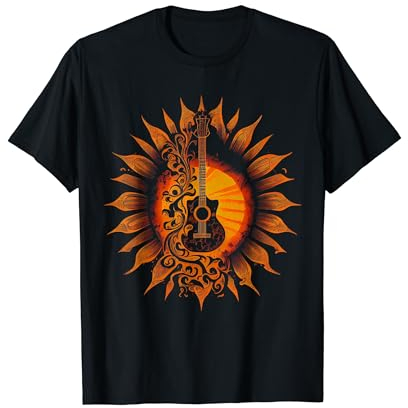 Vintage Gitarre Electric Guitar Gitarrist Musik Musiker T-Shirt