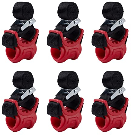 Blueshyhall 6 pezzi di ricambio per portabici auto, gancio di traino per portabici, accessori portellone portabiciclette, accessori per traino, accessori per gancio di traino (Allacciatura)