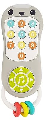 Infantino Music & Light Pretend Remote Control - Fine Motor Skills with Melodies & Sounds for Infants & Toddlers, 6M+