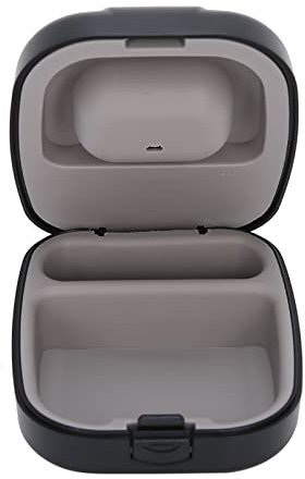 Hearing Aid Box, Waterproof Portable Hearing Aid Storage Case, Compact Sturdy Hearing Aid Protection Storage Box (Black)