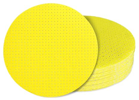 AWAPRO Schleifscheibe 225mm Klett - Körnung P150-10 Stück - Multilochung für Staubfreies Arbeiten - Trockenbauschleifer, Schleifgiraffe