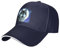 BROLEO Baseballkappe, Motiv: Wolf unter dem Mond, lässig, schwarz, bequem, atmungsaktiv, Marineblau, Einheitsgr��e