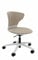 Sedus, Turn Around, tu-180, Bürostuhl, ergonomisch, klein, kompakt, für Büro/Praxis/Empfangsbereich/Home-Office, Nova Stoffbezug (Weißes Gestell, Beige)