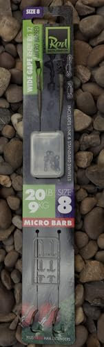 Wide Gape Ready Rig - 2pcs - Size 6 Barbless Rod Hutchinson Fishing Tackle