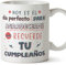 MUGFFINS Tazas Cumpleaños - En Español - Día Perfecto - 11 oz / 330 ml - Regalo original y divertido