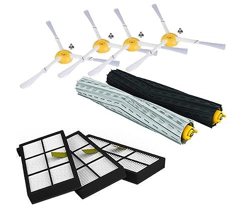 DispRA 13 pz/Lotto Compatibile con IRobot Roomba Parti Kit Serie 800 860 865 866 870 871 880 885 886 890 900 960 966 980-Spazzole E Filtri