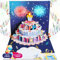 PopUp-Geburtstagskarten für jedes Alter, ausblasbare LED-Lichtkerze, Kuchenmusik, Happy Birthday-Postkarten, Geschenkkarte für Frauen, Männer, Mutter, Schwester, Ehefrau, Freund, Junge, Mädchen