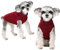 YOUYIKE Warme Haustier Jacke, Welpen Jacken Warm, Hundejacke Wasserdicht, Haustier Kleidung Winterjacke Hunde Mantel für Kleine Mittlere (Rotwein, M)