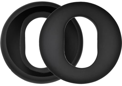 XBERSTAR Almohadillas de repuesto para auriculares Microsoft Surface 1/2, fundas de silicona fáciles de limpiar y duraderas (negro)