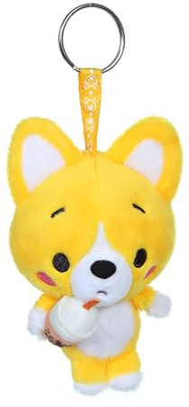 Gipsy Toys – Peluche Little Corgi Cuties 12 CM : Porte-CLES Corgi - Bubble Tea