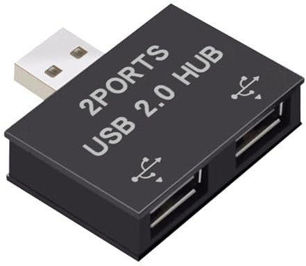 KACCDE Adaptador divisor USB 2.0 A macho a doble USB hembra para conectar impresoras y lectores de tarjetas