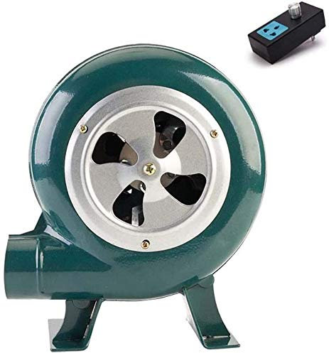 Elektrische Schmiede Gebläse Zentrifugalgrill Kamin Ventilator mit Gouverneur für Grill 30W Netzteil