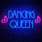 Dancing Queen LED Neon-Schild, dimmbar – Leuchtreklame für Schlafzimmer, Partyraum, Wanddeko & als Geschenk für ABBA-Fans und Tanzliebhaberinnen