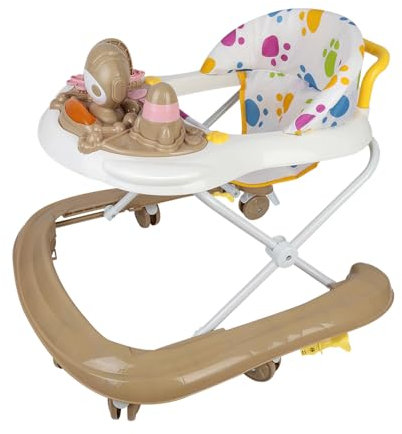 Lauflernhilfe für Babys, Jungen, Mädchen, mitwachsend, 3-in-1, Lauflernhilfe für Babys, faltbar, mit 3 höhenverstellbaren Sitz, abnehmbarem Tablett, Kleinkinder ab 6 Monaten, Belastung 12 kg, 62 x 68