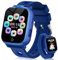 AIMIUVEI Reloj Inteligente Niño - Smartwatch Niños con Haga y Responder Llamadas, Audiolibros, 30 Juegos, SOS, Tarjetas de Aprendizaje de Inglés, Modo Escolar, Niños y Niñas