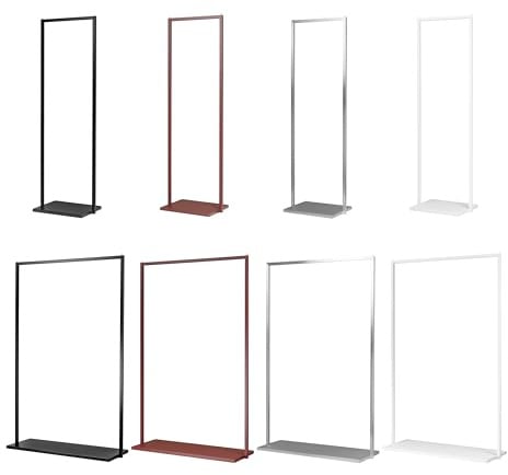 Natural Goods Berlin Kleiderständer BASIS (Edelstahl, 100 cm) - Kleiderstange aus stabilem Metall - Freistehende Garderobenstange für Schlafzimmer, Wohnzimmer & Büro