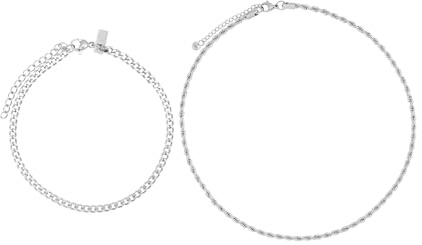 Heideman Schmuckset Theo Herren Edelstahl Karabinerverschluss | Set für Männer, schön zum Verschenken an Partner oder Papa zum Vatertag oder Geburtstag