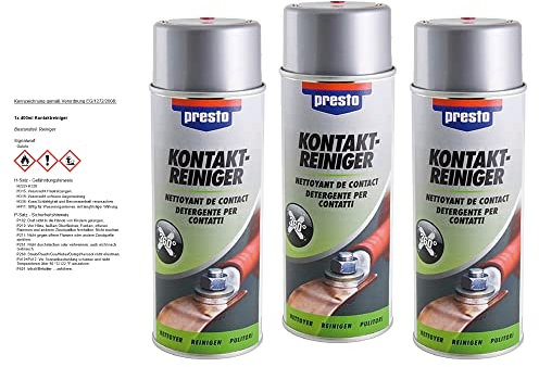 PRESTO 3x 400ml Kontaktreiniger