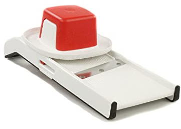 Tupperware Mandolino Junior Grattugia da cucina, colore bianco/rosso, 17576