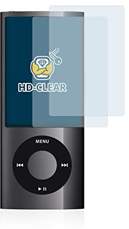 BROTECT (2 Stück Schutzfolie für Apple iPod nano 2009 (5. Gen.) Displayschutz Folie Ultra-Klar