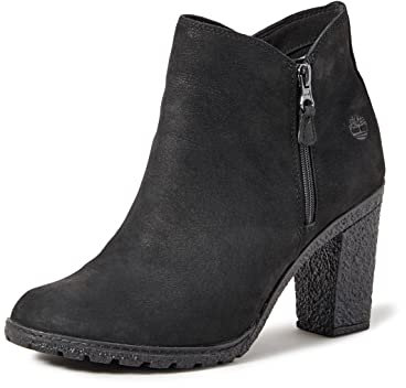 Timberland Tillston Zip Stivali Donna, Nero (Black Nubuck),40 EU