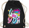 Shirtracer Turnbeutel Rucksack - Sprüche Statement - I love the 90s - Unisize - Schwarz - beutel 90er zocker 90 stoffrucksack nerds 90' stoffbeutel geeks 90's juterucksäcke nerdgeschenk 90’s