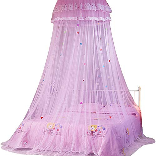 Mosquitera para cama de 1,5 m (rosa)