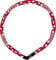 ABUS Kettenschloss Steel-O-Chain 4804C Symbols – Zahlenschloss für Kinderfahrräder – ABUS-Sicherheitslevel 3 – 75 cm – Rot