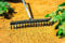 FairFox 2-in-1 Rechen 16 Zinken mit Teleskopgriff I Umweltfreundlich: Kunststoff zu 100% Recycled I Harke mit feiner und grober Seite I Laubrechen, Rasenrechen - geniales Gartenwerkzeug kann beides