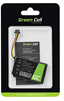 Green Cell AHA11111008 AHL03711001 VF1 VFAD Akku, Batterie für GPS Tomtom Go 540 5000 5100 6000 6200 6100 Pro Truck 5250 5250 Trucker 5000 6000 One XXL 540S (Li-Ion Zellen 1100mAh 3.7V Schwarz)