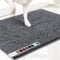 Muddy Mat AS-SEEN-ON-TV Highly Absorbent Microfiber Door Mat and Pet Rug, Non Slip Thick Washable Area and Bath Mat Soft Chenille for Kitchen Bathroom Bedroom Indoor and Outdoor - Grey Medium 30X19