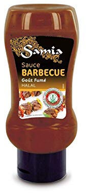 SAMIA - Sauce Barbecue Halal 350 Ml - Lot De 4 - livraison offerte