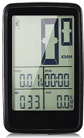 Fesjoy Fahrradcomputer, wiederaufladbar über USB, kabellos, Fahrradtacho