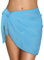 Xnova Strand Wrap Sarong Damen, Chiffon Vertuschung Wickelröcke, Kurz Bikini Rock Cover up, Strandtuch Strandkleid Tücher Wickelrock Badeanzug Sexy für Urlaub Sommer（1 PC Himmelblau）
