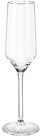 Nordring Carry Champagner-Gläser Sektkelche mit Stiel spülmaschinenfeste Sektgläser 220 ml, transparent, Glas