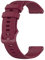 Eono Silikon Uhrenarmband Ersatzarmband, 22mm Silikon Armband Uhrenarmbänder mit Schnellverschluss für Herren Damen 18mm 20mm 22mm, Rot