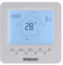 Wengart Termostato per camino a gas WG02B05BW, grande display LCD digitale, programmabile, alimentato a batteria, connettore per filo COM-NO-NC,retroilluminazione bianca