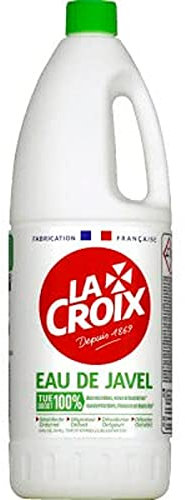 LA CROIX Javel Degraissant - 1,5L (Liquide) pour Carrelage, Sol, Toilette, Baignoire, Robinetterie - Jasmin