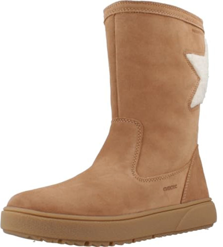 Geox J Theleven Girl WPF, Stivale alla Caviglia, Marrone (Whisky), 31 EU
